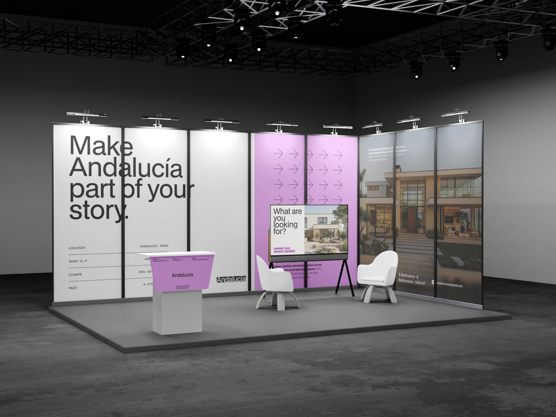 Andalucia Real Estate the same business, beyond the screen design